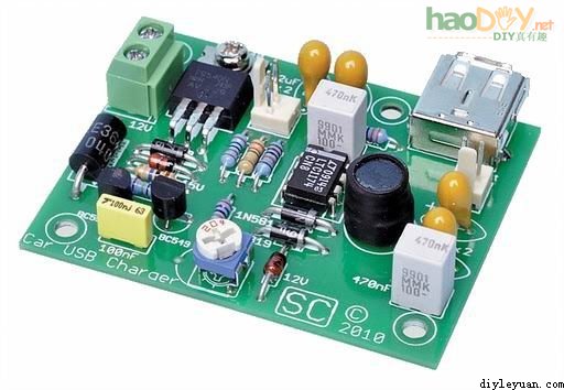 汽车/自行车USB充电器的制作