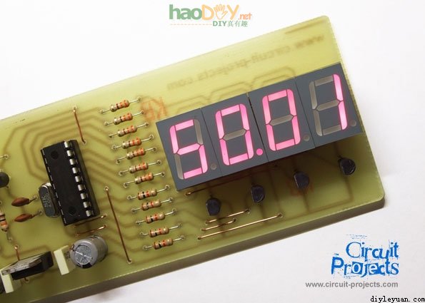 PIC16F628单片机频率计数器的制作