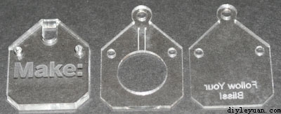 雕刻好的LED项链