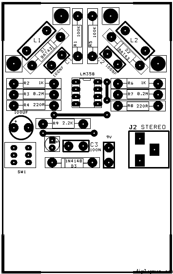 手机信号辐射检测探测器的制作