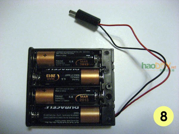 用普通电池给手机充电