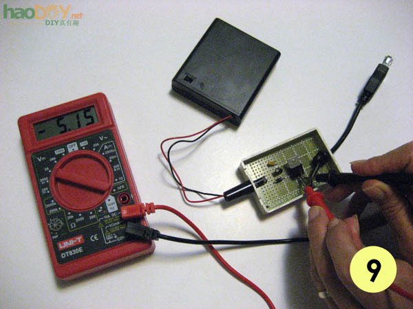 用普通电池给手机充电