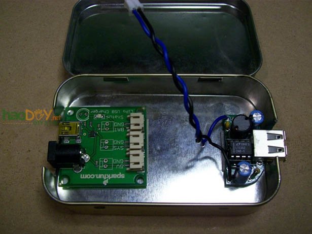 DIY iPhone iPod 太阳能充电器的制作