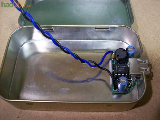 DIY iPhone iPod 太阳能充电器的制作