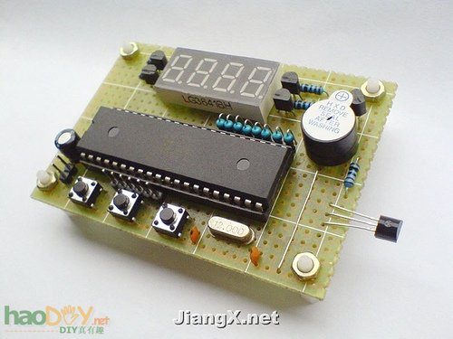 DS18B20单片机温度计测量、报警系统的设计 附视频