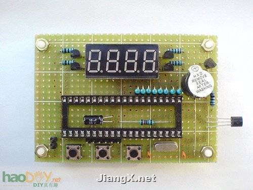 DS18B20单片机温度计测量、报警系统的设计 附视频
