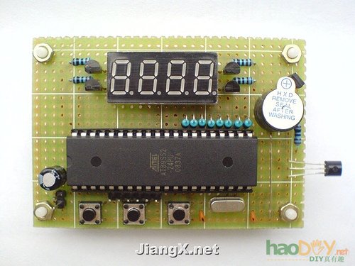 DS18B20单片机温度计测量、报警系统的设计 附视频