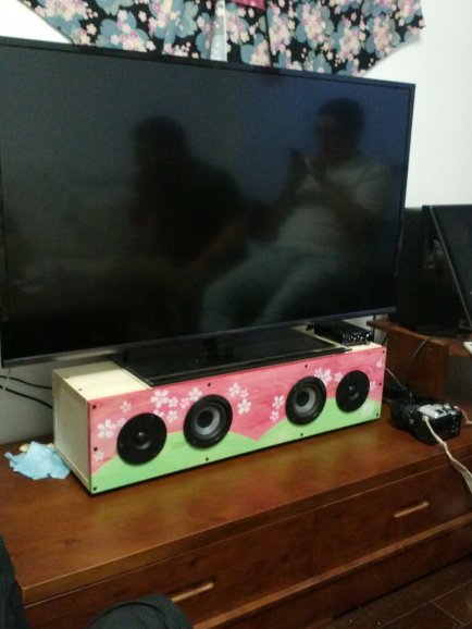 新手 DIY 俗气的音箱一部