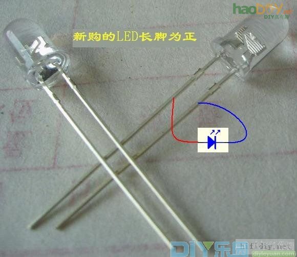 LED 发光二极管的识别与使用