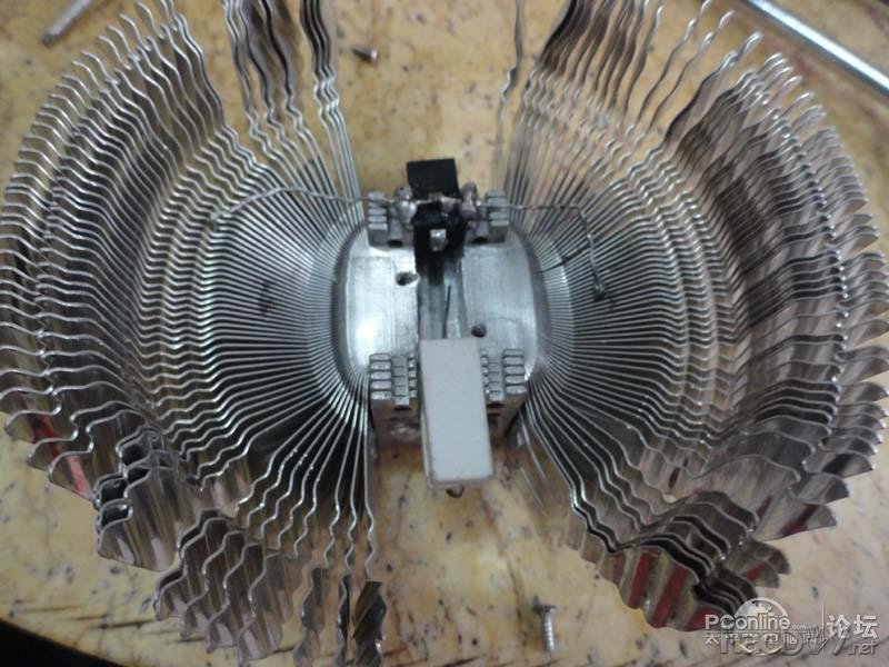 点击查看原图 山寨10w大功率LED灯全过程