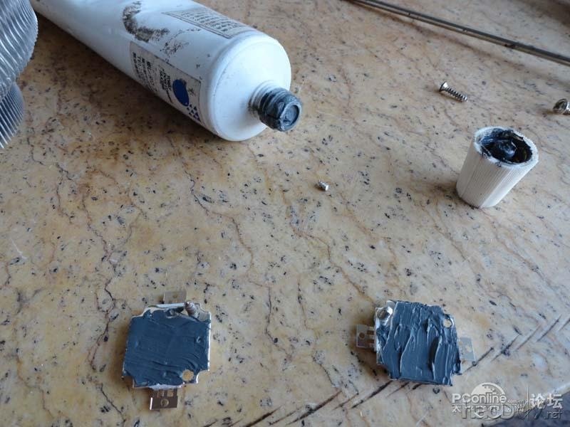 点击查看原图 山寨10w大功率LED灯全过程