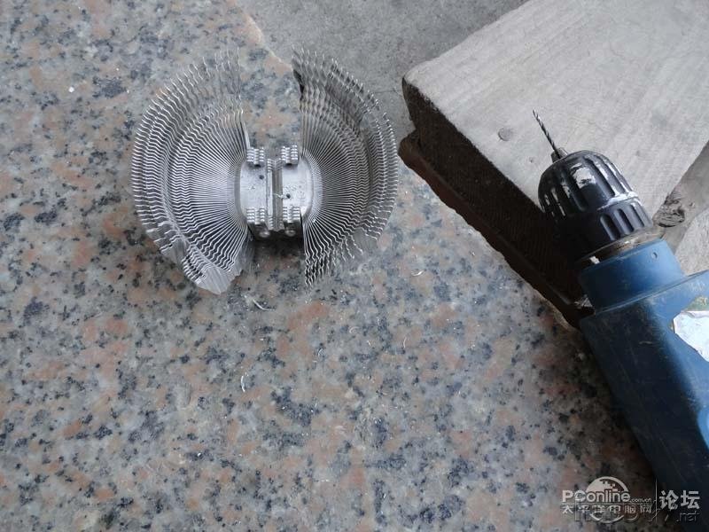 点击查看原图 山寨10w大功率LED灯全过程