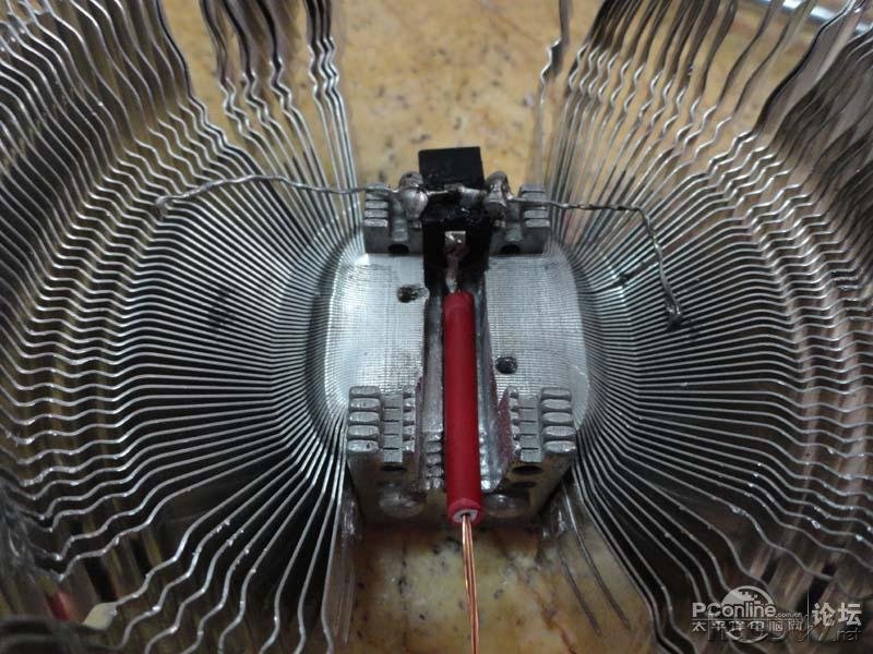 点击查看原图 山寨10w大功率LED灯全过程