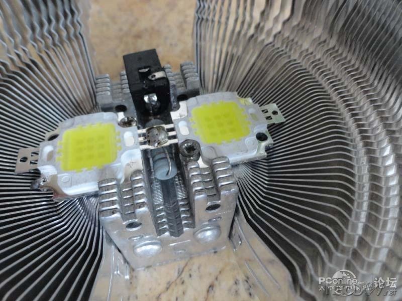点击查看原图 山寨10w大功率LED灯全过程