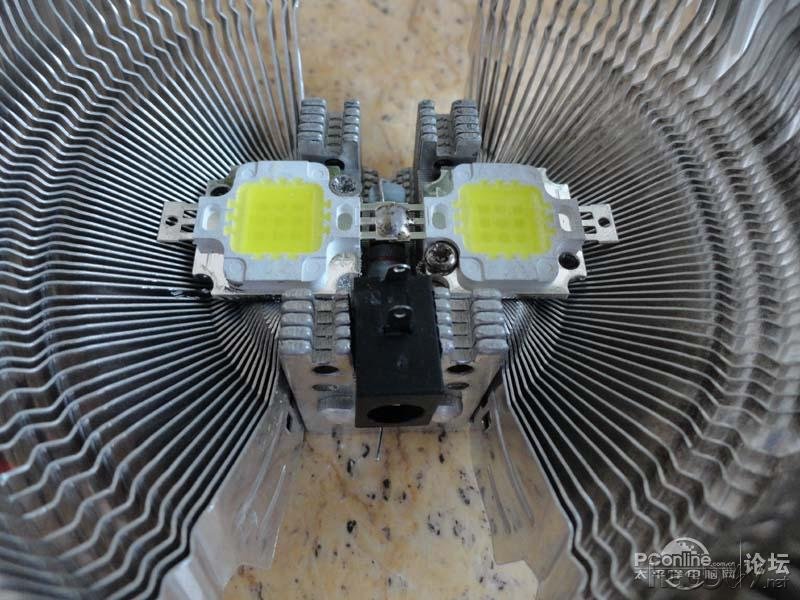 点击查看原图 山寨10w大功率LED灯全过程