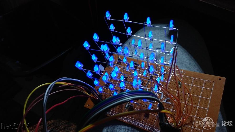 点击查看原图 4X4X4光立方制作,100%成功,有教程有资料附视频