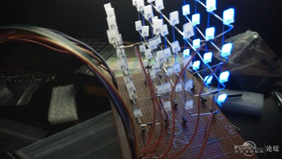 点击查看原图 4X4X4光立方制作,100%成功,有教程有资料附视频