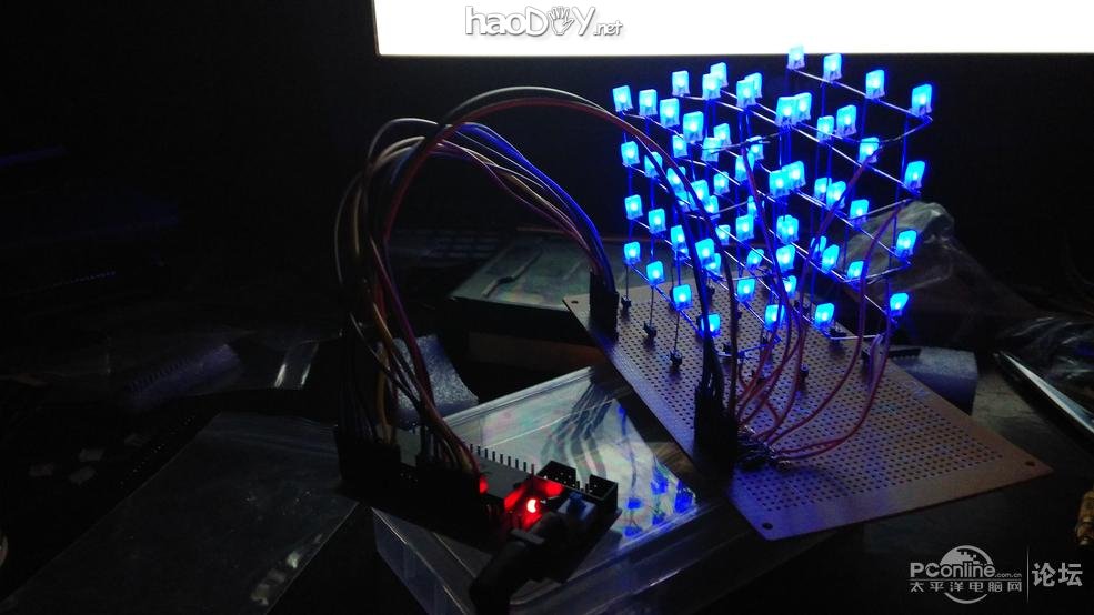 点击查看原图 4X4X4光立方制作,100%成功,有教程有资料附视频