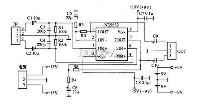 热转印【DIY】单枚NE5532(2.0) 功放