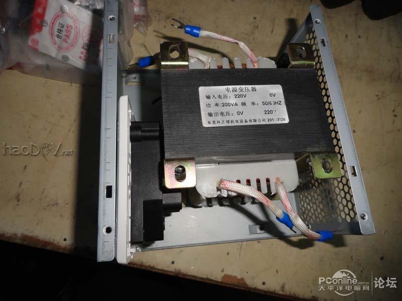 点击查看原图 远离触电,组装隔离电源变压器,用1W的能耗捍卫你的生命