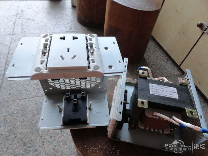 点击查看原图 远离触电,组装隔离电源变压器,用1W的能耗捍卫你的生命