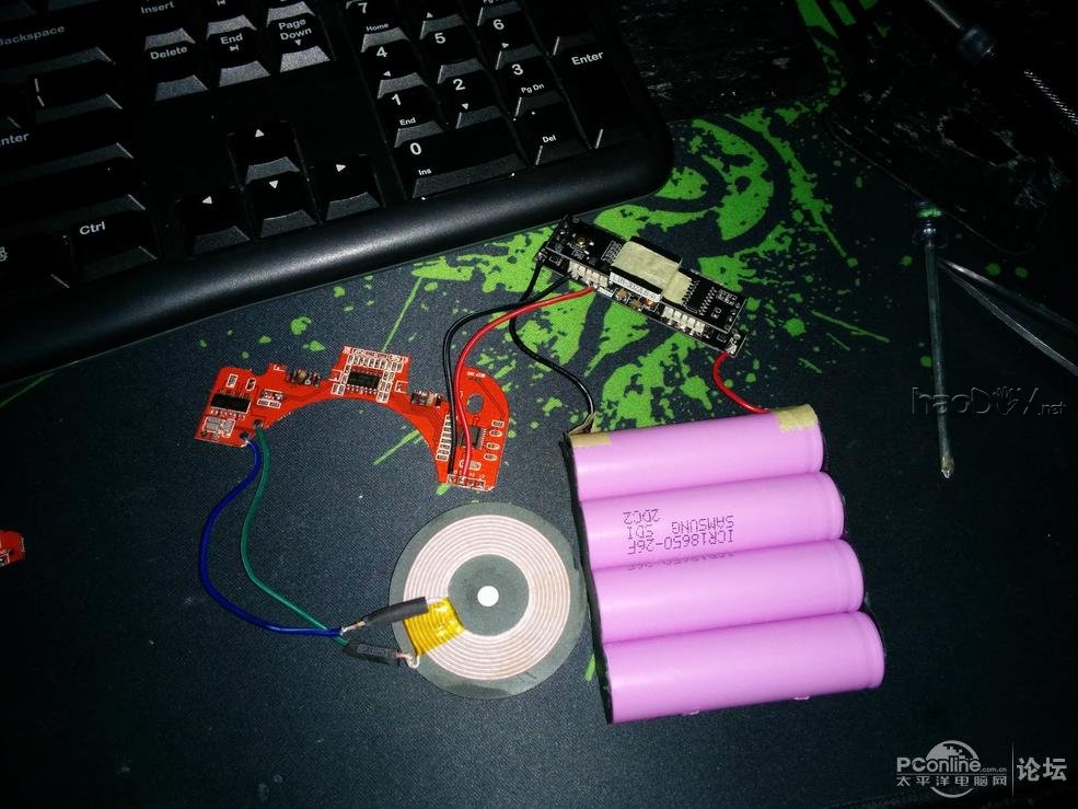 点击查看原图 移动电源加装无线充电功能