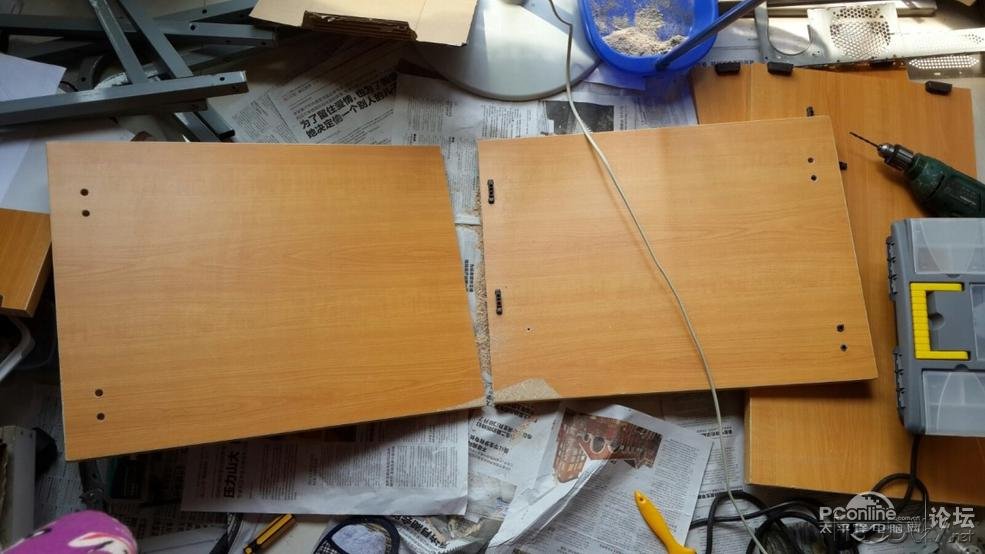 点击查看原图 DIY一体式小电脑桌~~☆~~!