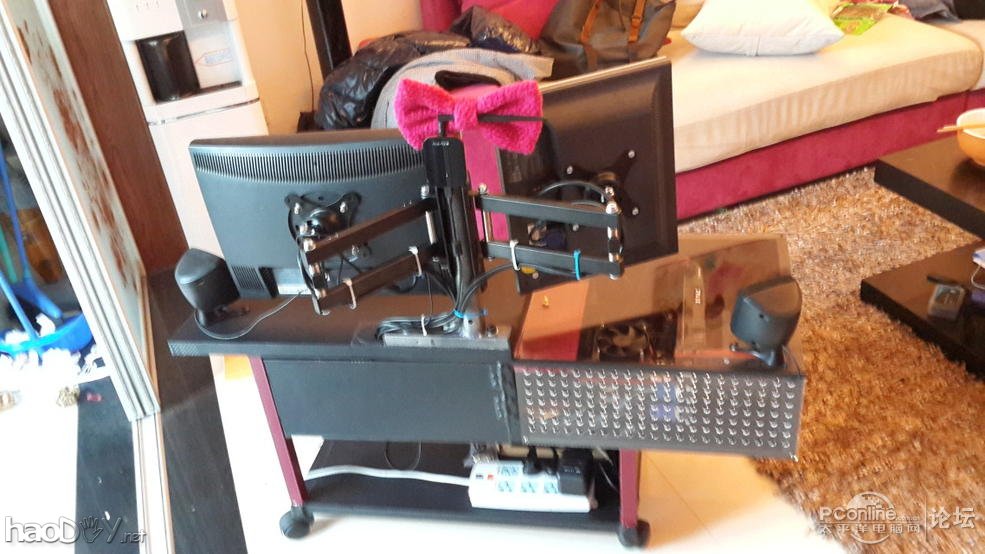 点击查看原图 DIY一体式小电脑桌~~☆~~!