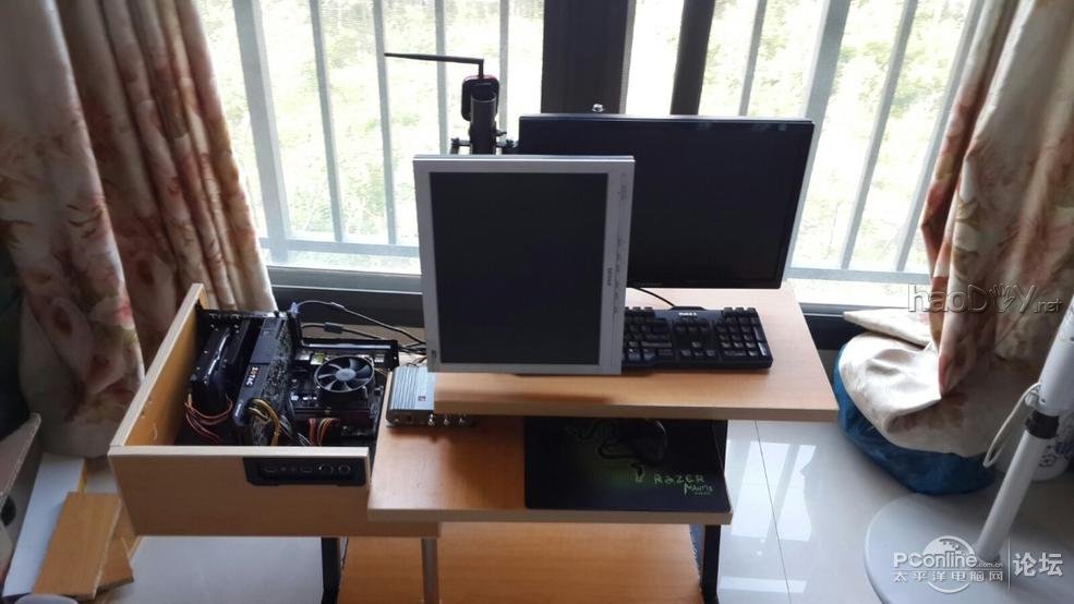 点击查看原图 DIY一体式小电脑桌~~☆~~!