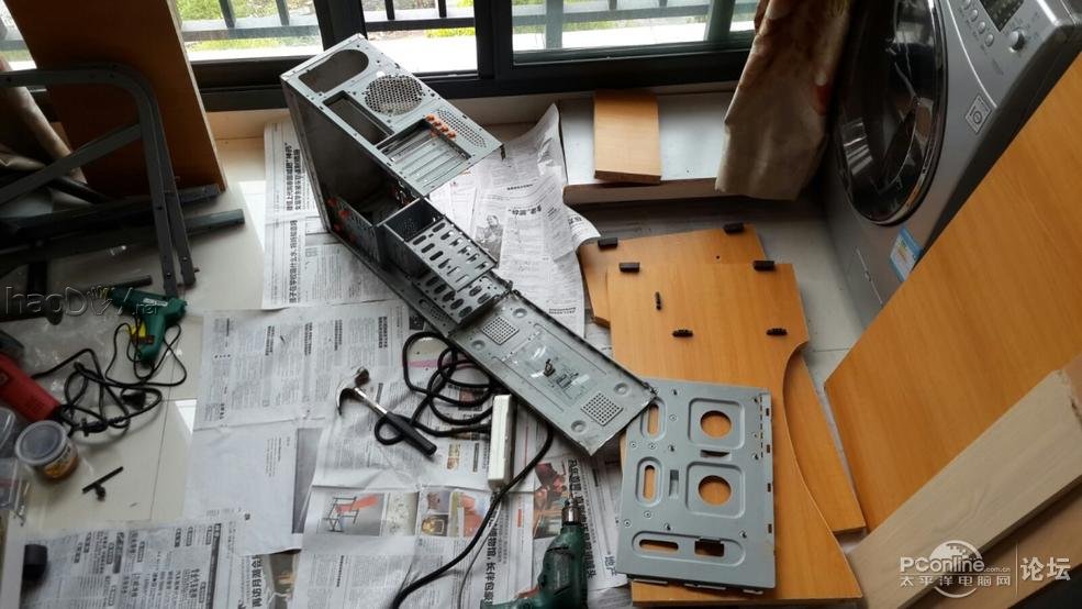 点击查看原图 DIY一体式小电脑桌~~☆~~!