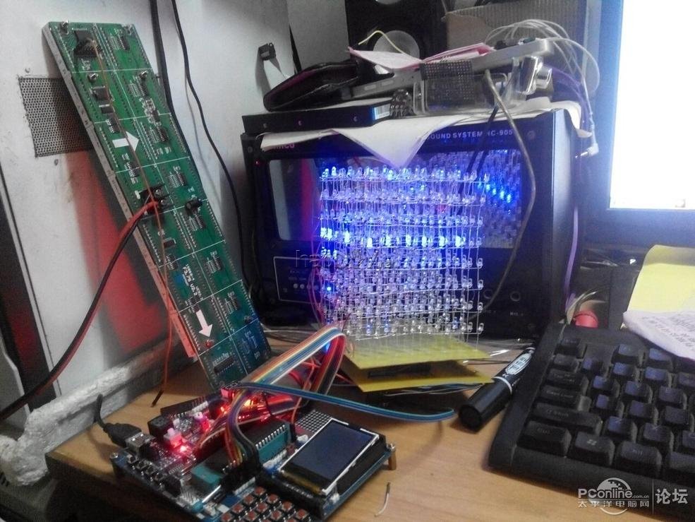 点击查看原图 制作 光立方 半途 半夜完成了