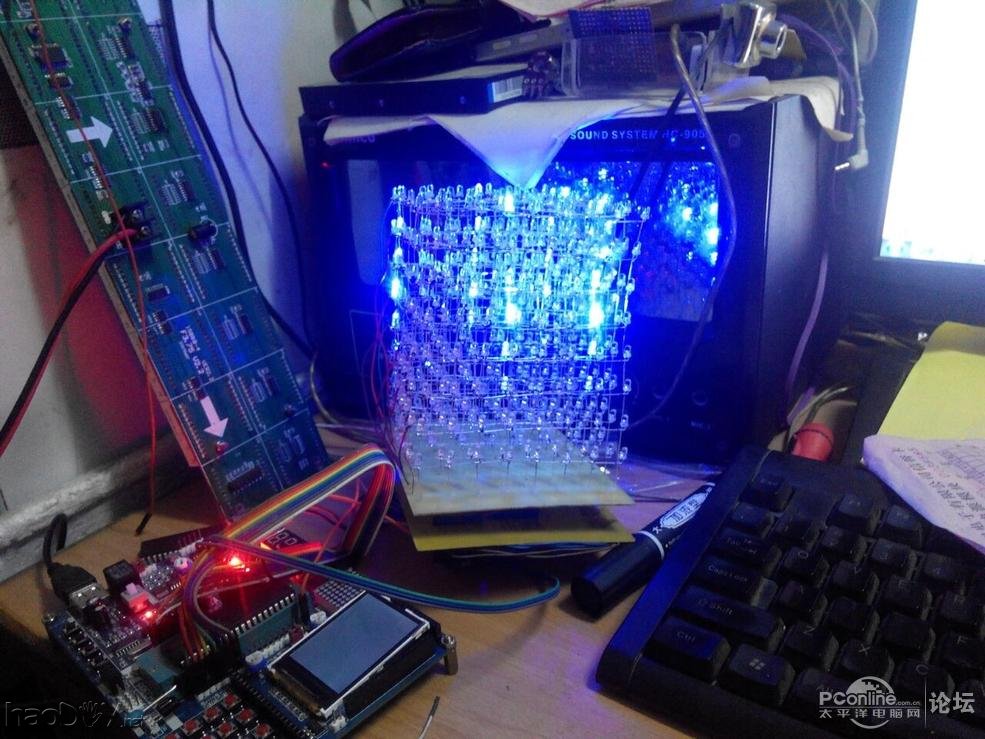 点击查看原图 制作 光立方 半途 半夜完成了