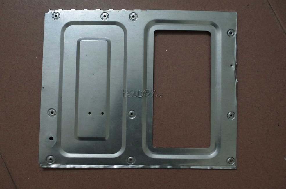 点击查看原图 手工弄一个半裸全铝电脑机箱