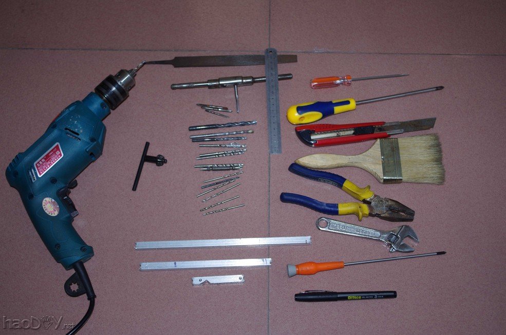 点击查看原图 手工弄一个半裸全铝电脑机箱