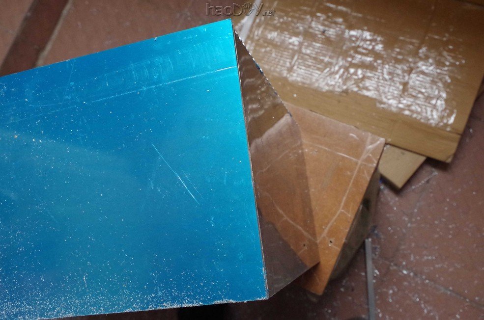 点击查看原图 手工弄一个半裸全铝电脑机箱