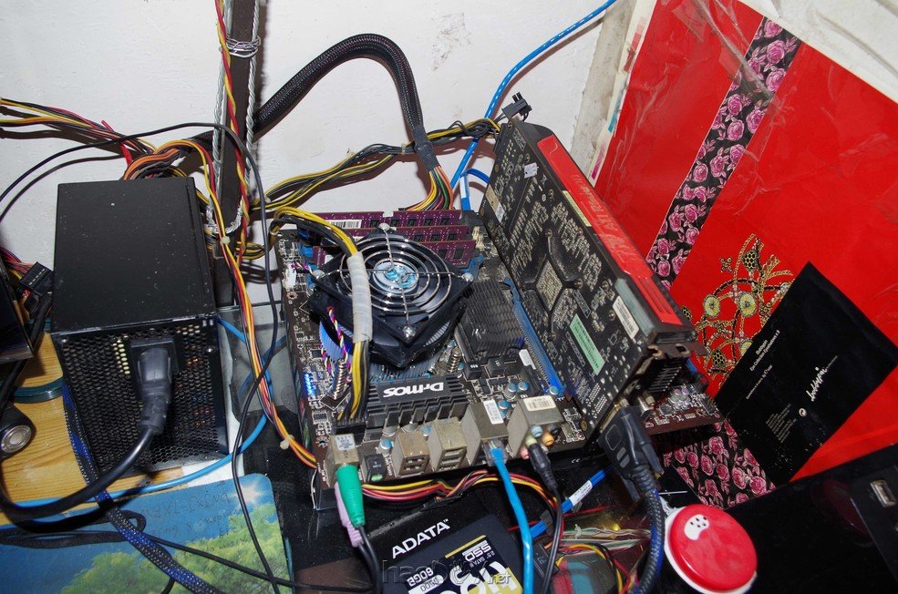 点击查看原图 手工弄一个半裸全铝电脑机箱