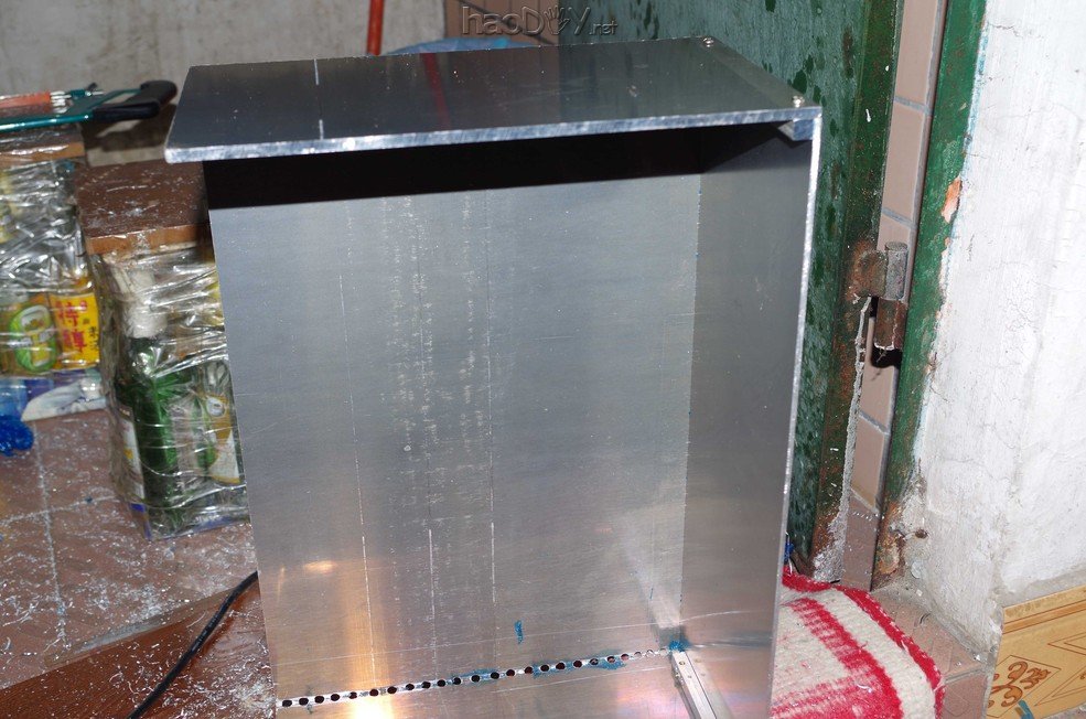 点击查看原图 手工弄一个半裸全铝电脑机箱