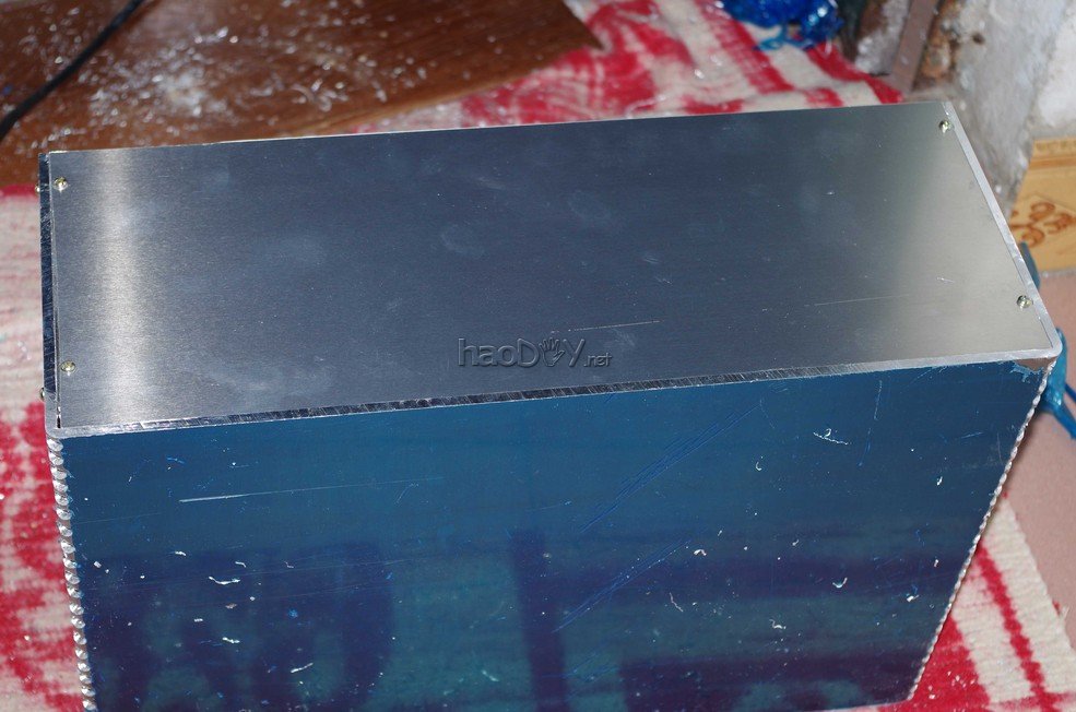 点击查看原图 手工弄一个半裸全铝电脑机箱