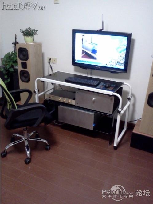 点击查看原图 自己做了个ATX全铝合金电脑机箱