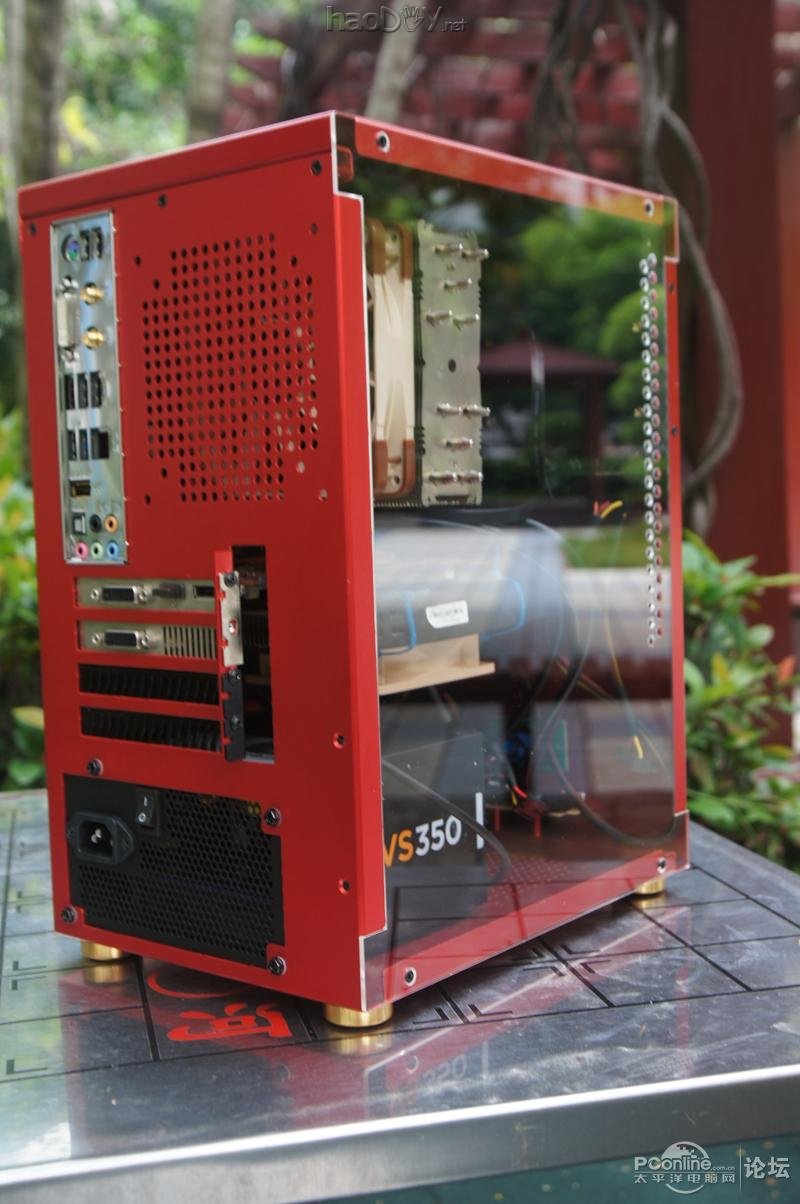 点击查看原图 纯铝机箱自己造 谁说上班族只能上班玩电脑 【更新亚克力侧板