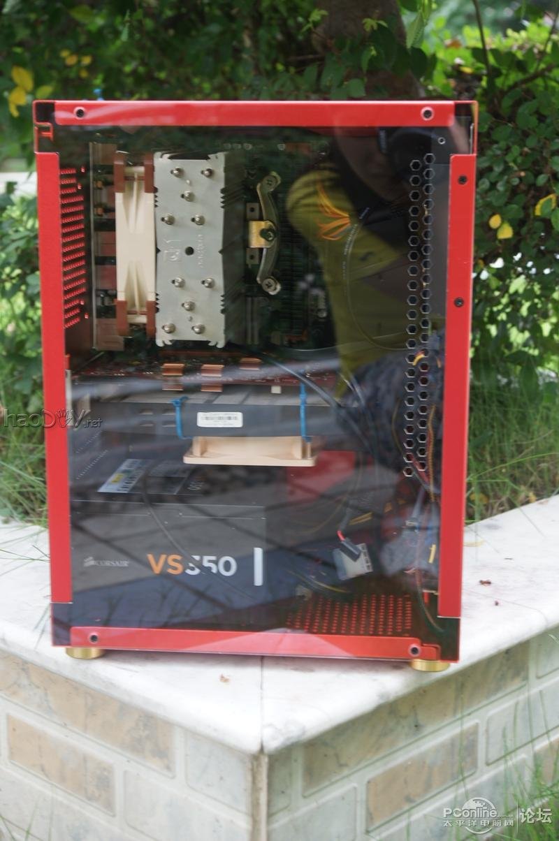 点击查看原图 纯铝机箱自己造 谁说上班族只能上班玩电脑 【更新亚克力侧板