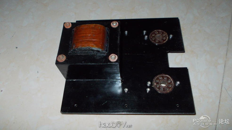 点击查看原图 现在都喜欢MINI我也做一个迷你土炮胆机音响