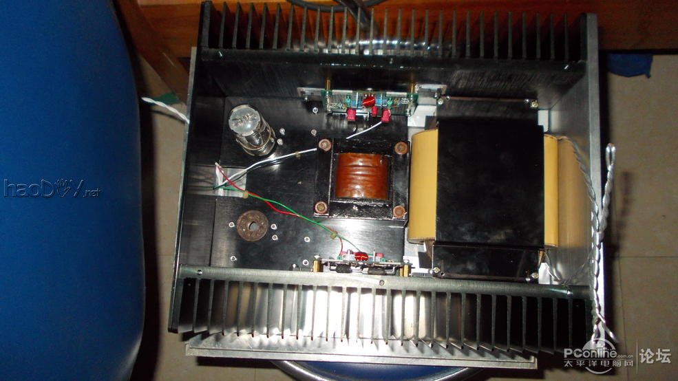 点击查看原图 现在都喜欢MINI我也做一个迷你土炮胆机音响