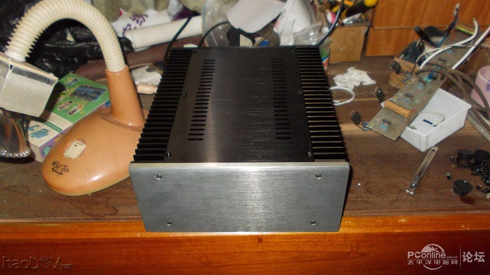 点击查看原图 现在都喜欢MINI我也做一个迷你土炮胆机音响