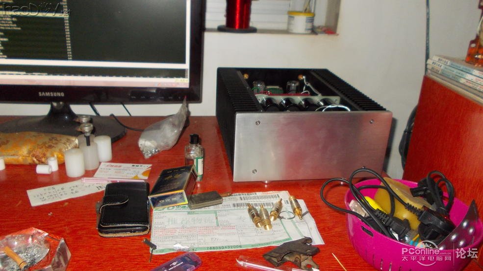 点击查看原图 现在都喜欢MINI我也做一个迷你土炮胆机音响