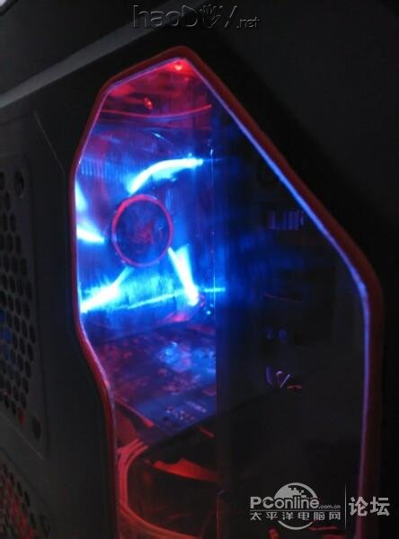 点击查看原图 鑫谷光荣使命激情改造侧透电脑机箱