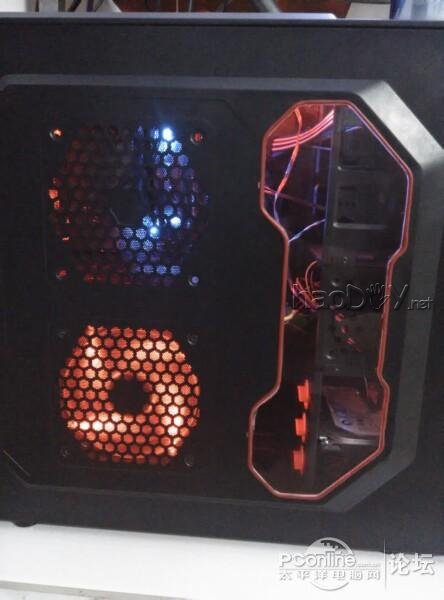 点击查看原图 鑫谷光荣使命激情改造侧透电脑机箱