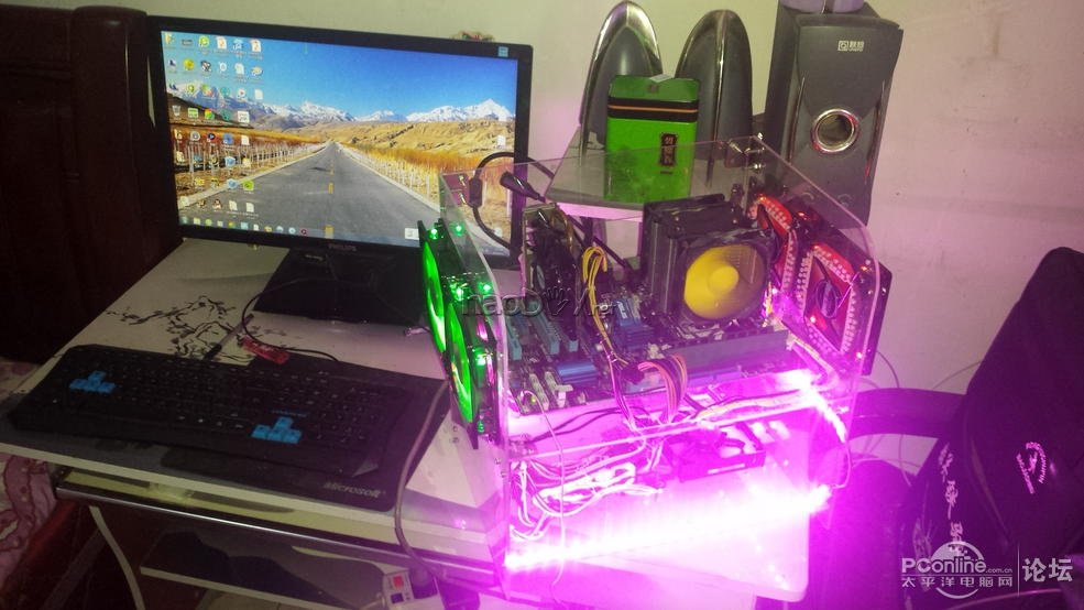 点击查看原图 手工打造DIY个性机箱散热神马的都弱爆了