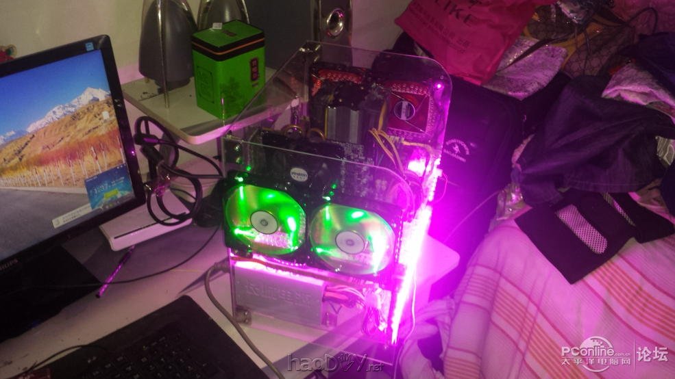 点击查看原图 手工打造DIY个性机箱散热神马的都弱爆了