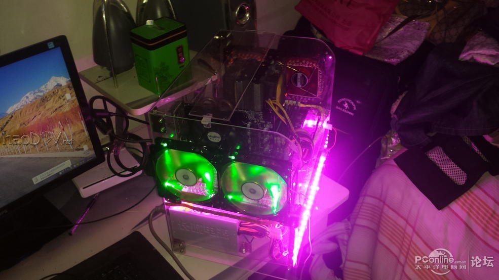 点击查看原图 手工打造DIY个性机箱散热神马的都弱爆了